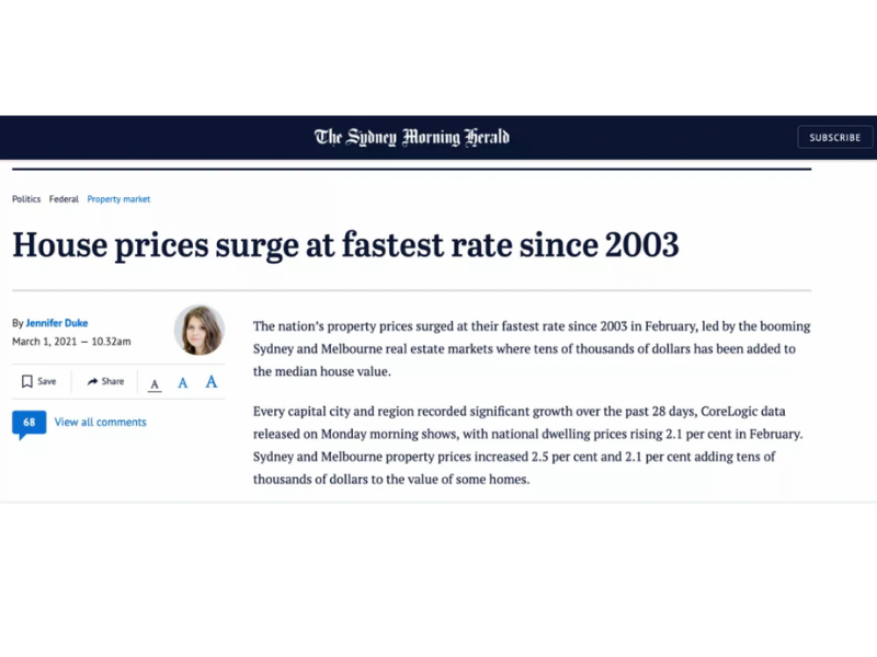 Australia's Housing Price is Recovering Rapidly! 