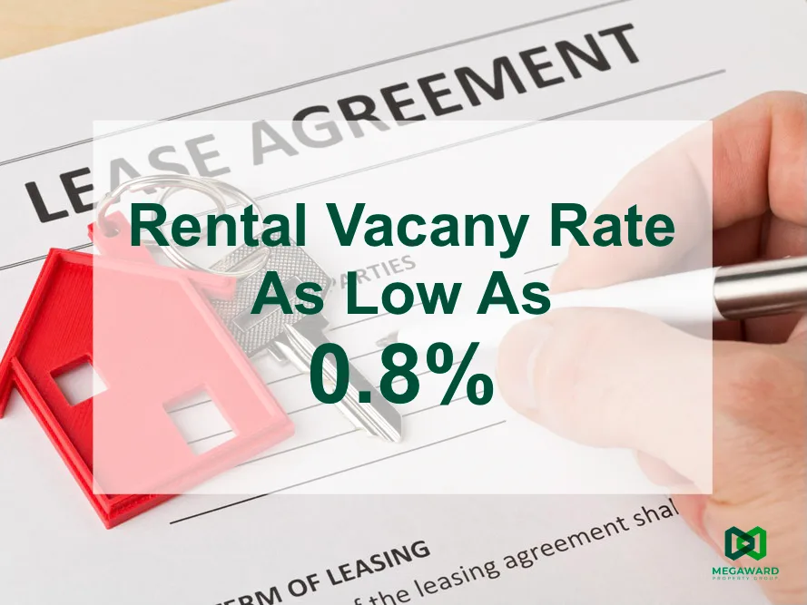 Vacancy Rate as low as 0.8% Amid State-wide lockdown